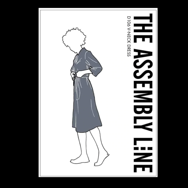 chinese dress ladies Assembly Line V-Neck Dress Pattern, Sweden main image 0