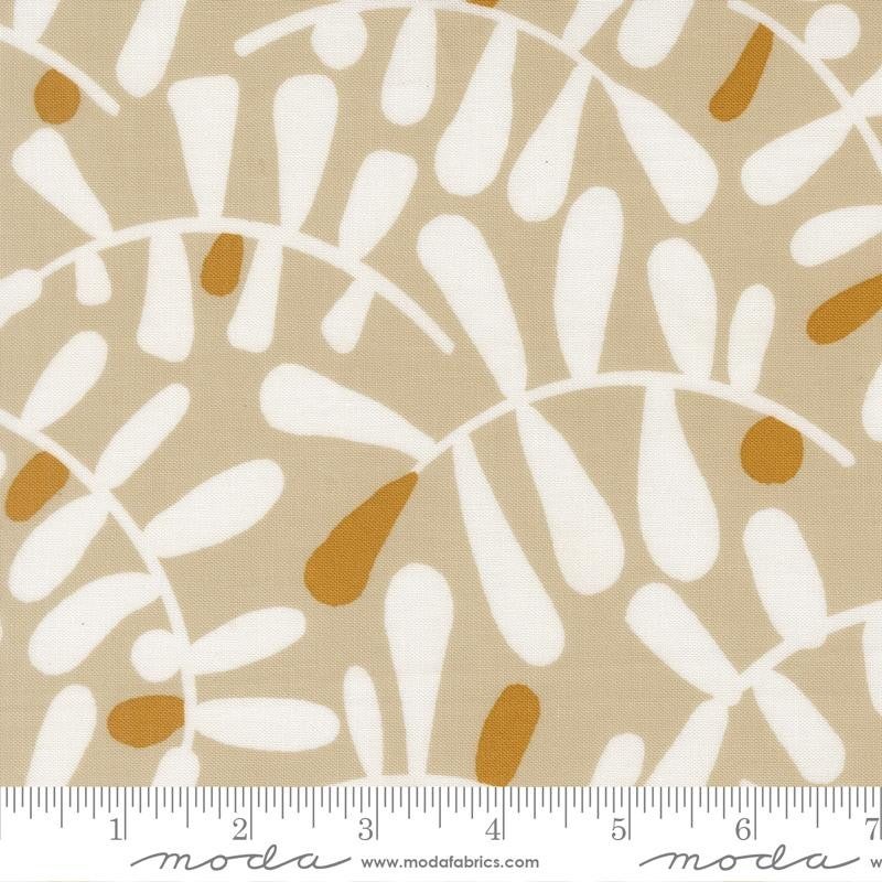 Moda Fabrics - Mira by Zen Chic - Calm - Tan | Domesticity Fabric