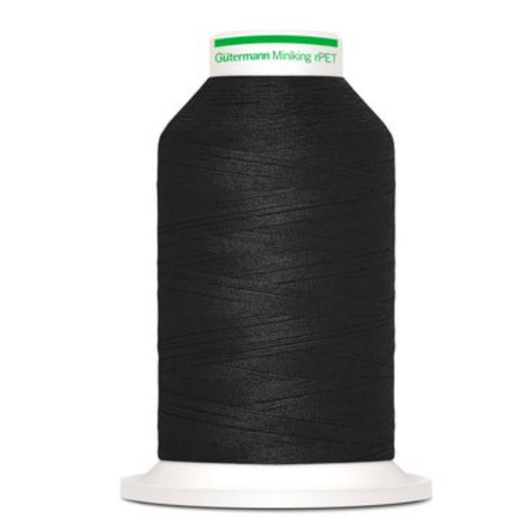 Gütermann - Miniking Overlocking Thread - Recycled Polyester - 1000m -  Various Colors