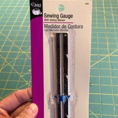 Seam Gauge Ruler With Sliding Marker By Eversewn - Sewing and